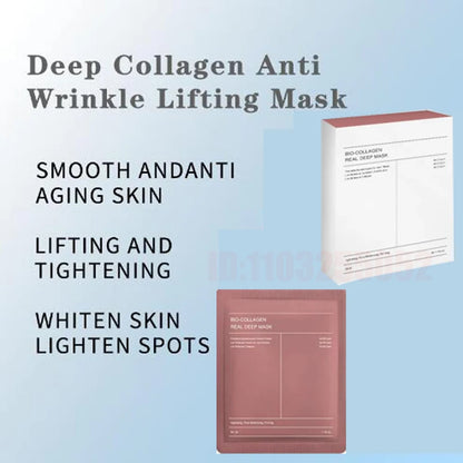 Bio Collagen True Deep Mask, Collagen Mask Overnight, Facial Care Collagen Mask Moisturizing Anti-Aging Mask Personal Daily Care